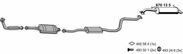 Ernst 150122 Exhaust system 150122