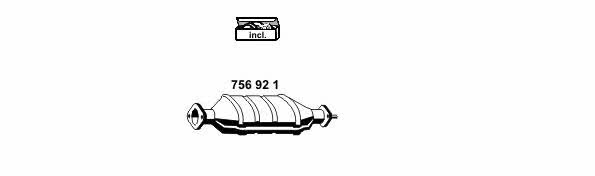  160047 Exhaust system 160047