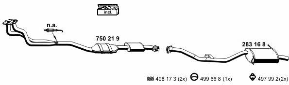  020291 Exhaust system 020291
