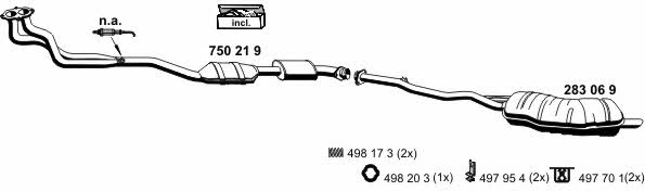  020292 Exhaust system 020292