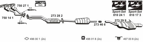  020332 Exhaust system 020332
