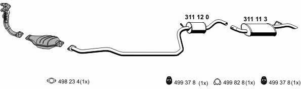  030027 Exhaust system 030027