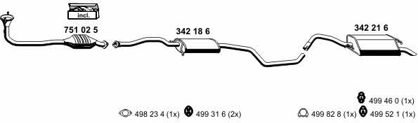  030133 Exhaust system 030133