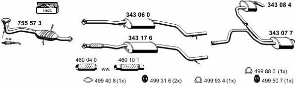  030147 Exhaust system 030147