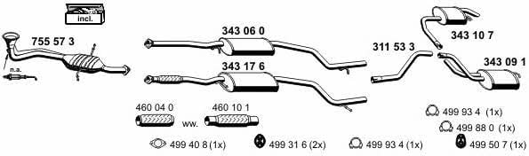  030148 Exhaust system 030148