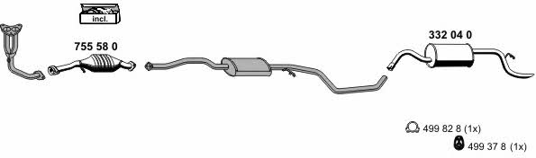  030161 Exhaust system 030161