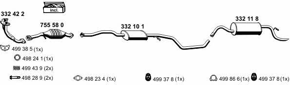  030172 Exhaust system 030172