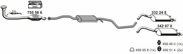  030181 Exhaust system 030181