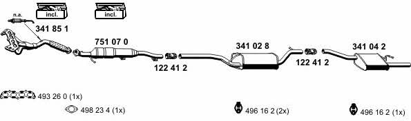  030233 Exhaust system 030233