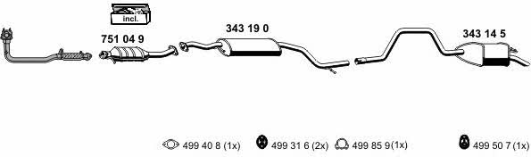  030248 Exhaust system 030248