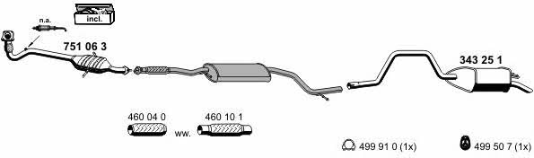  030251 Exhaust system 030251