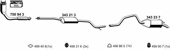  030253 Exhaust system 030253