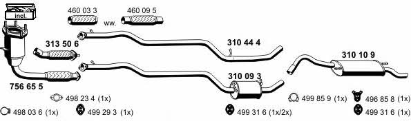 030291 Exhaust system 030291