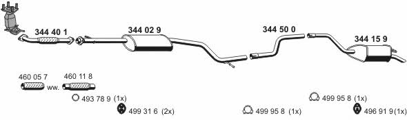  030300 Exhaust system 030300