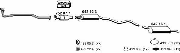 050194 Exhaust system 050194