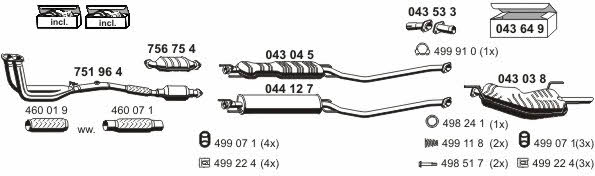 Ernst 050271 Exhaust system 050271