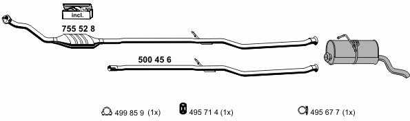 Ernst 080272 Exhaust system 080272