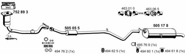  080279 Exhaust system 080279