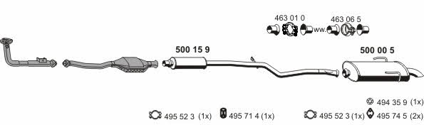  090031 Exhaust system 090031