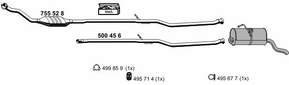 Ernst 090157 Exhaust system 090157