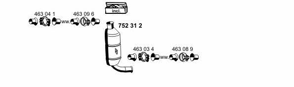  090173 Exhaust system 090173