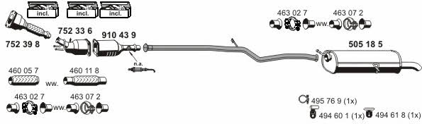  090177 Exhaust system 090177