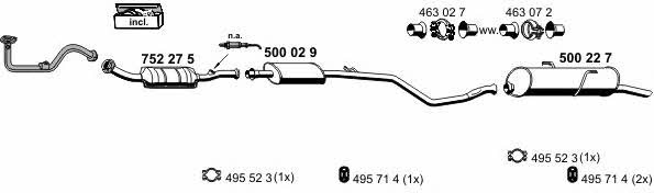 Ernst 090234 Exhaust system 090234