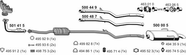  090247 Exhaust system 090247