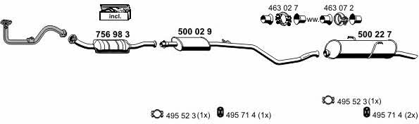  090262 Exhaust system 090262
