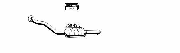 Ernst 090267 Exhaust system 090267