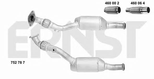 Ernst 752787 Catalytic Converter 752787