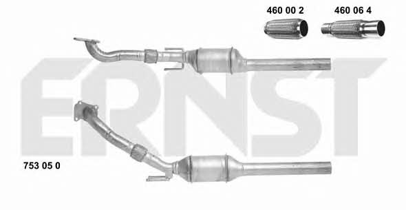 Ernst 753050 Catalytic Converter 753050