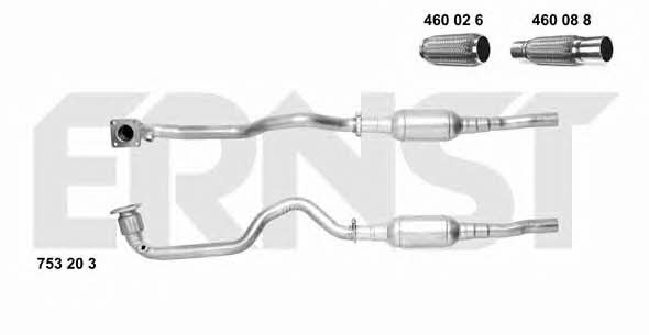 Ernst 753203 Catalytic Converter 753203