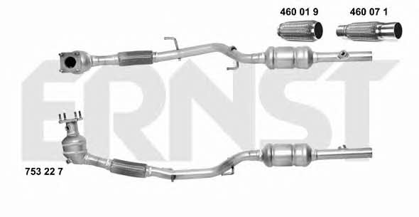 Ernst 753227 Catalytic Converter 753227