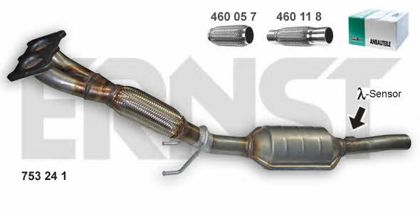 Ernst 753241 Catalytic Converter 753241