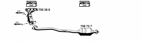  170047 Exhaust system 170047