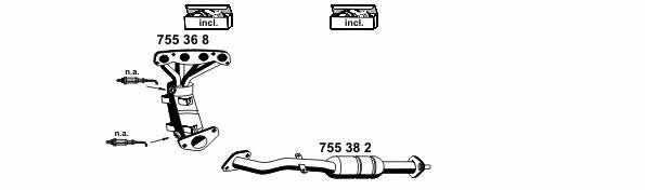  170052 Exhaust system 170052