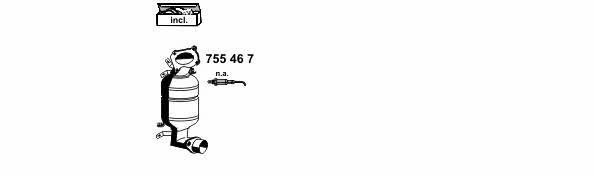 Ernst 180055 Exhaust system 180055