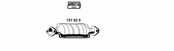  180073 Exhaust system 180073