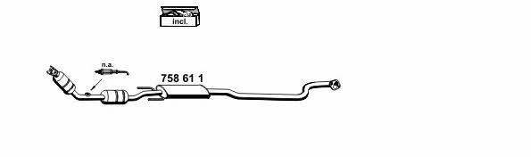 180093 Exhaust system 180093