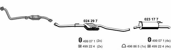  050498 Exhaust system 050498