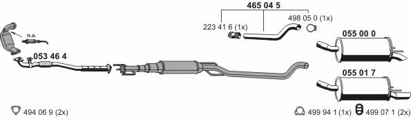  050539 Exhaust system 050539