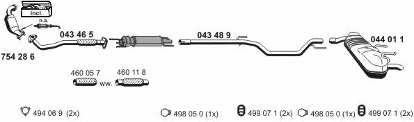  050579 Exhaust system 050579