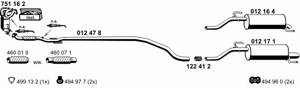 050648 Exhaust system 050648