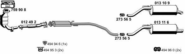  050649 Exhaust system 050649