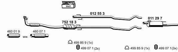  050662 Exhaust system 050662
