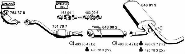  050695 Exhaust system 050695