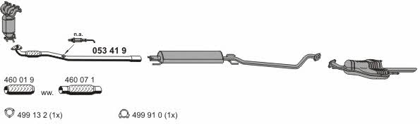 Ernst 050787 Exhaust system 050787