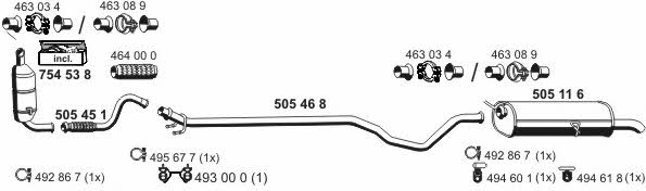 Ernst 090326 Exhaust system 090326