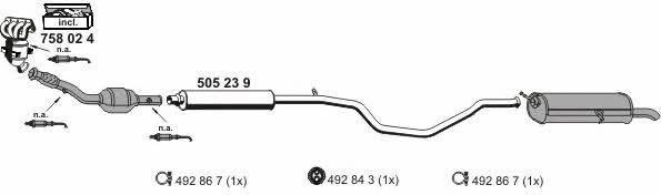 Ernst 090333 Exhaust system 090333